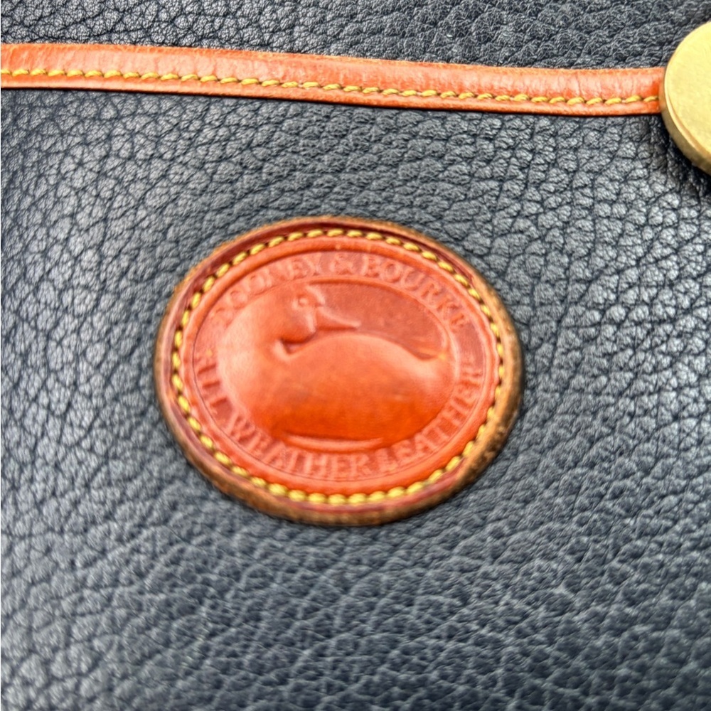 Vintage Dooney & Bourke Black and Brown Leather Satchel excellent condition - Picture 8 of 13